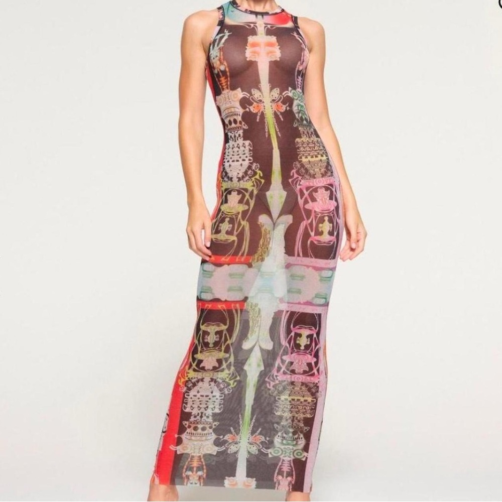 SKIMS Maxi Dress with nice stretch